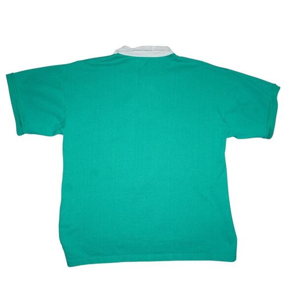 Vintage Coca-Cola Rugby Shirt Colorblock Polo Men’s Medium 90s Made in Hungary - Picture 2 of 4